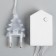 Garland “thread” 10 m with nozzles “needle”, IP20, transparent thread, 100 LED, white glow, 8 modes, 220 V