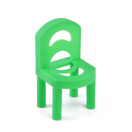 Falling tower-jenga “Tower against chairs” with a fantamy, 54 Bruska, 18 chairs, 12+-4