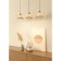 Oxpark chandelier, 3x25W E27