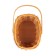 Wicker basket 16 x 13 x 11 cm, handle h = 11 cm, natural