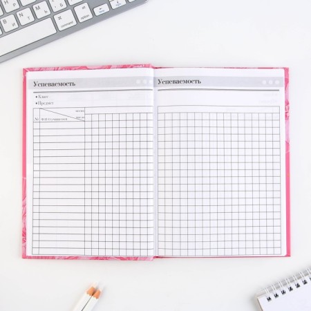 Set "Best Teacher": A5 Diary A5 160 sheets, planing 50 sheets and Plastic pen.-9