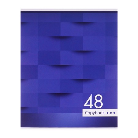 Notebook of 48 sheets in the Calligrata Mosaic cage, covered cardboard, block No. 2, whiteness 75% (gray sheets), mix-4