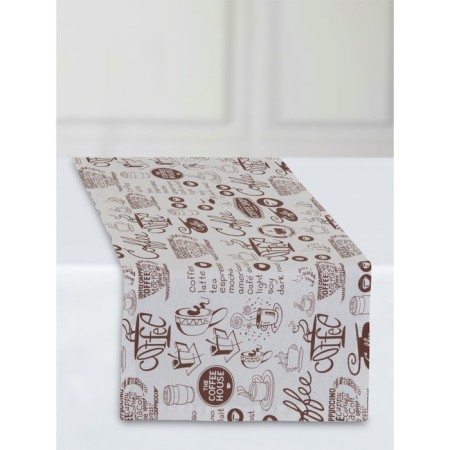 COOFFEE tablespoon, size 40x140 cm, brown color