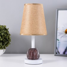 Hilton table lamp E27 40W white-chocolate 15x15x32 cm Risalux