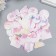 Stickers for creativity "Pink Clouds" set 46 pcs 4.4x4.4x1.1 cm