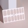Manicure films, 14 pcs, with sparkles, beige color