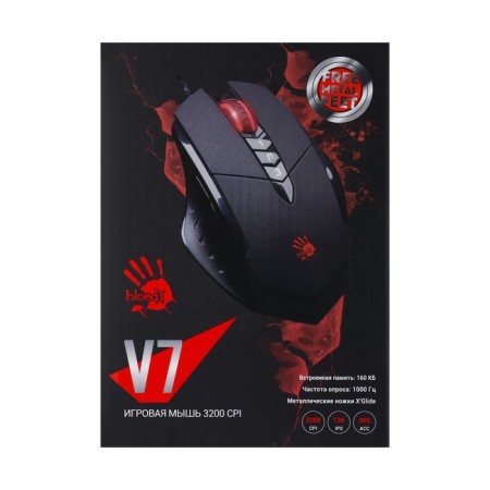 Mouse A4Tech Bloody V7, Game, Wending, 3200 DPI, USB, Black-18