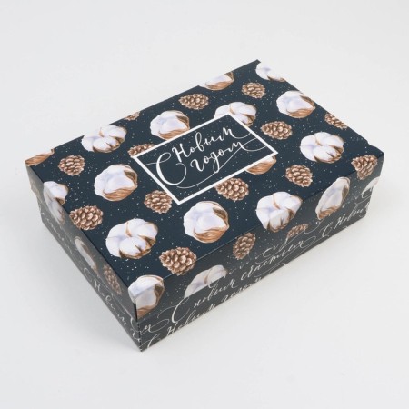 Folding box "New Year's cotton", 30 x 20 x 9 cm, New Year