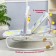 Shakeslong - rocking chair for newborns "Geometry", game arc, toys mix
