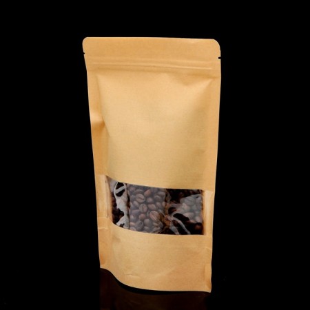 Zip-Lock package Craft with a rectangular window 16 x 26 cm