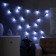 Smart garland "thread" 6 m with nozzles "bulbs with cones", IP20, dark thread, 20 LED, glow RGB, USB
