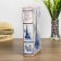 Safe Brush tree "Eiffel Tower in Pale blue colors" leatherette 21x13x5 cm