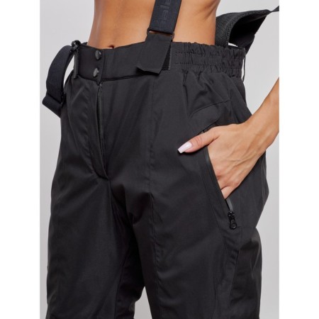 Ski costume female winter, size 60, green color-12