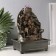 The desktop fountain from the network, the backlight "Parvati, Shiva, Ganesha at the waterfall" 21x28x40 cm