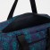 Sports bag with lightning, external pocket, turquoise color