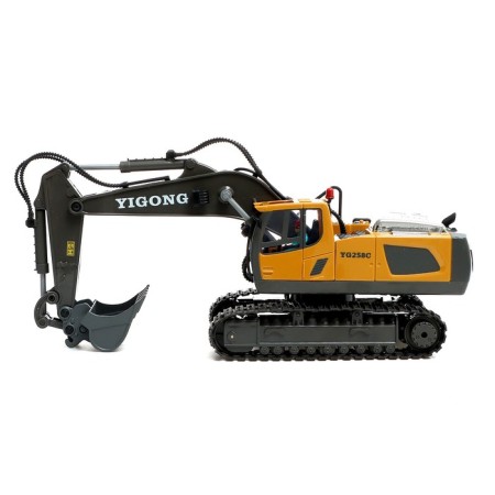 Excavator Radio -controlled "construction", metal bucket, works from the battery-1