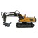 Excavator Radio -controlled "construction", metal bucket, works from the battery
