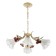 Rosetta chandelier 4he27 40w beige 65x65x28-88cm Bayerlux