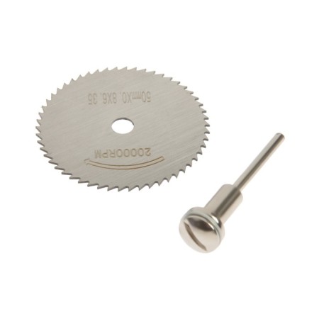 Circle of cutting for engravers and tundra drums, 50 mm + adapter 3.2 mm