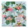 Paper napkins “Flamingo with flowers”, 33x33 cm, set 20 pcs.