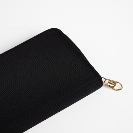 Women's wallet with lightning, black color-2