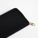 Women's wallet with lightning, black color