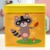 Stelly box for storage with a lid "Raccoon", children, 25 × 25 × 25 cm