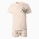 Female homemade set (T -shirt/shorts), beige color, size 50