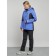 Ski costume female winter, size 48, purple color