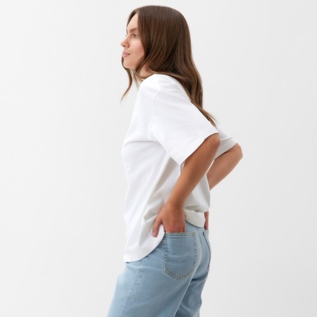 Women's T -shirt KAFTAN: BASIC Line col. White, rr 44-46-2