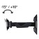 Hama Fullmotion Black 10 "-26" Max.25kg wall by Hama Fullmotion