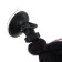 Braid on a motorcycle, fastening of the suction cup, 60 cm, black and red
