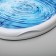 Sit with a toilet lid Rossplast "Decor. Drops ", 44.5 × 37.5 cm, white color