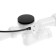 Siphon for the bathtub "Ani Plast" EM321BL, 520 mm, adjustable, semi -automatic, handle metal, black