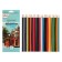 Pencils of watercolor 24 colors, sharpened, in a cardboard box