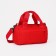 Sports bag with lightning, external pocket, red color