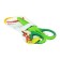 Scissors 13.5cm rubberized handles, rounded ends of the blades, crocodile green calligrata 1058294