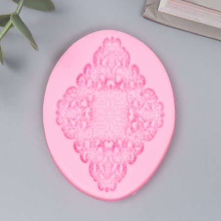 Mold Silicon "Rhombus with patterns" 6x7.8 cm