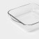 Squarey tray of heat -resistant baking glass Borcam, 2 l, 256 × 220 mm