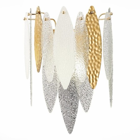 Sconces st. SL1224.201.02. Lastra. 2x60 watts, E14, 24x36 cm, golden color