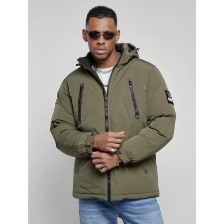 Sports male winter, size 56, khaki color-8