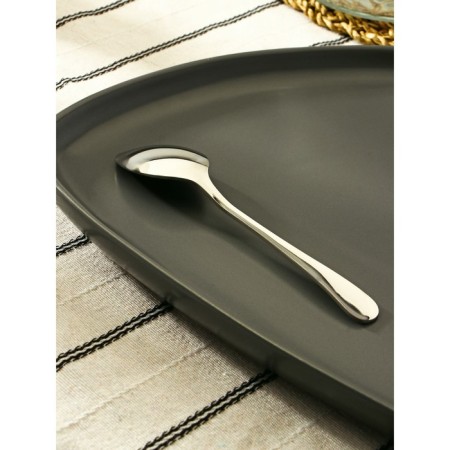 A spoon of a teaspoon "Plane British", length 13.7 cm, thickness 1.2 mm-2