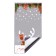Gift package "Happy New Year!" 20 x 35 cm, colored metallized pattern