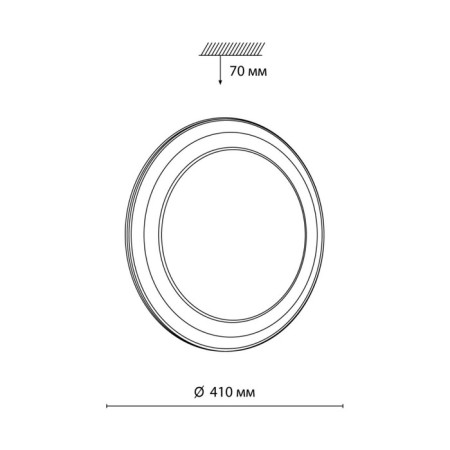 SETTA LED 48W 3000-6300K D410 IP43-2