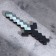 Wooden souvenir "knife", 20 cm, pixel, with a black pen Mix