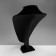 Bust for jewelry, 23 × 15 × 34 cm, h = 34 cm, black color