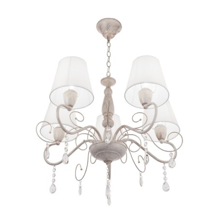 Bridget chandelier 5he14 40W patinated gold 59x59x32 cm Bayerlux-1