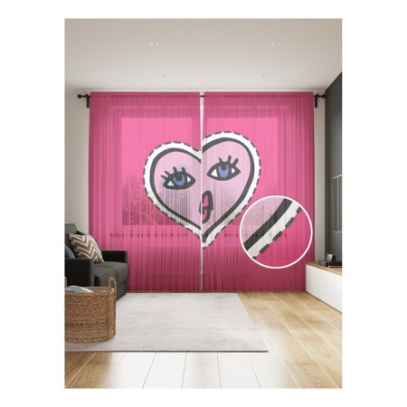 Photo "Heart", size 145x265 cm, 2 pcs