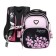 School backpack 40 x 33 x 15 cm, ergonomic back, Across 548, black/pink ACR23-548-3