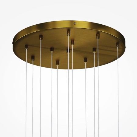 Suspension lamp Maytoni Mod254PL-12BS, 12XG4, 28W, 371 cm, Brass color-3